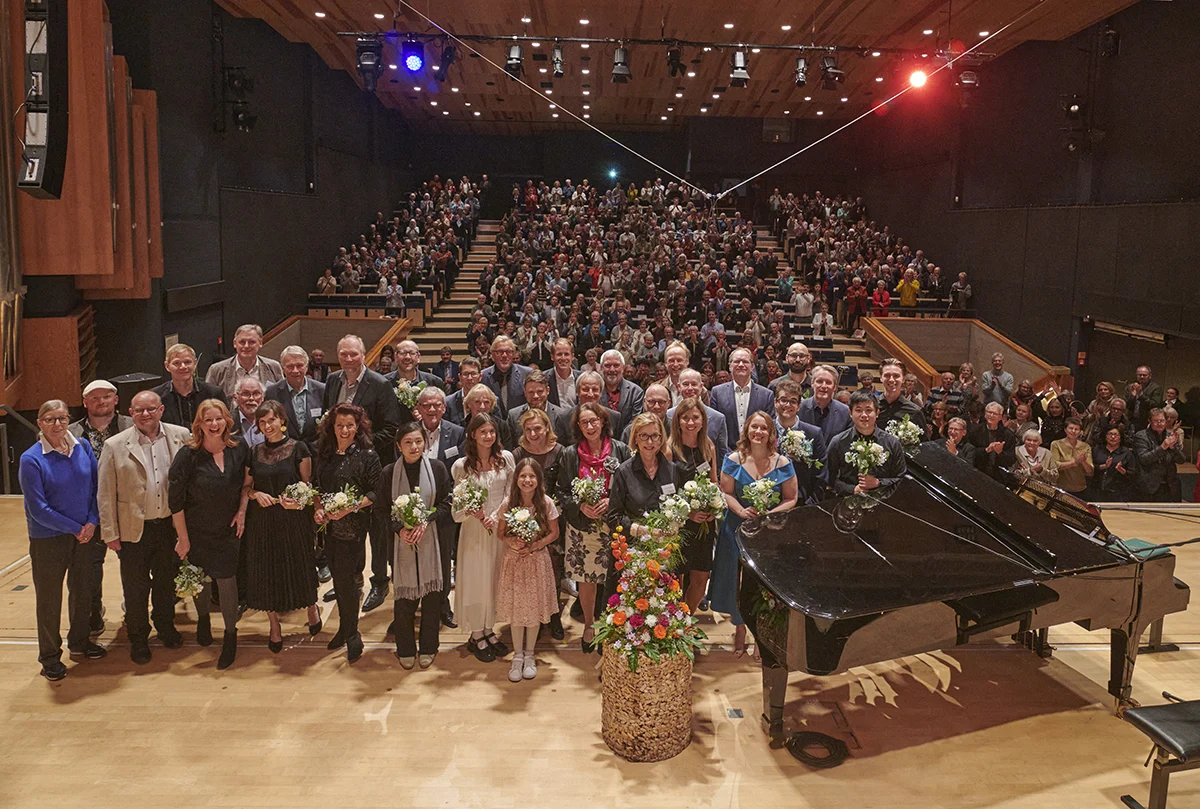 Voll besetztes Konzerthaus der Hochschule für Musik Detmold beim Jubiläumskonzert der Bürgerstiftung