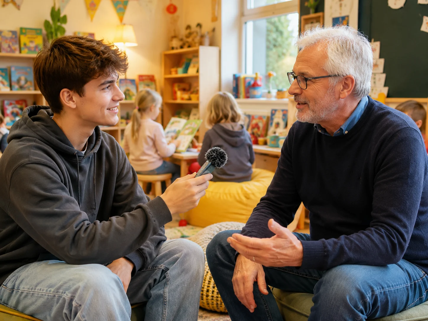 Interview bei einem Projekt der Bürgerstiftung Detmold — Geschichten über die Menschen dahinter