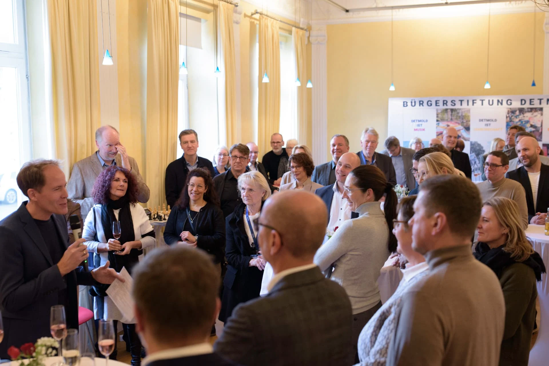 Neujahrsempfang der Bürgerstiftung Detmold mit Gästen und Redner